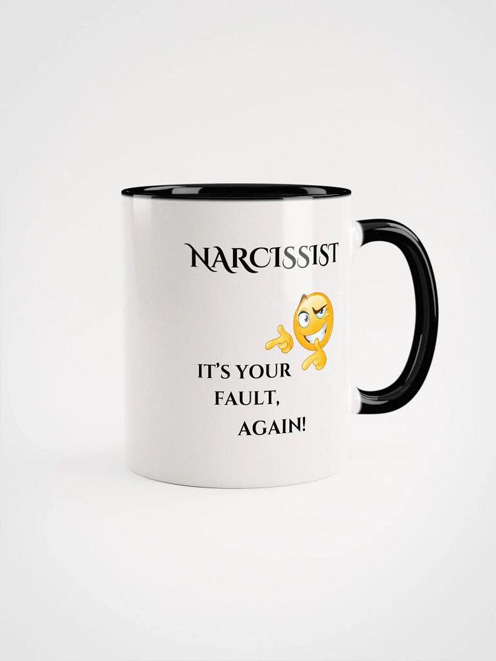 Mischievous Emoji Finger Gun Ceramic Mug product image (7)
