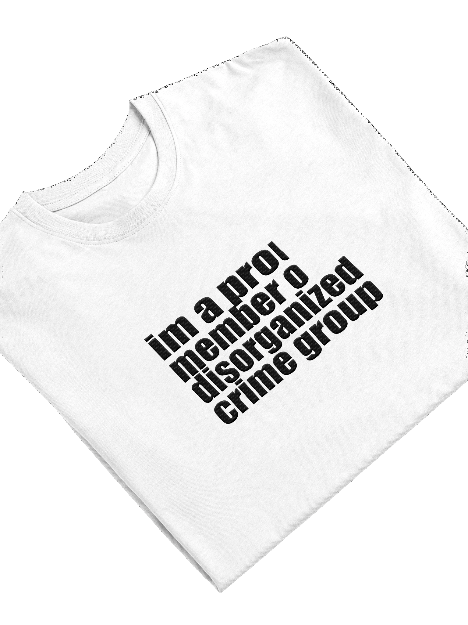 disorganized crime light embroidered tee product image (11)
