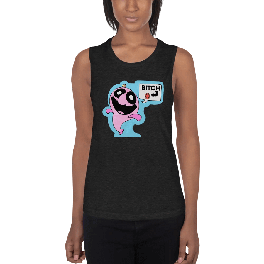 Blobarella Bitch Sign Women's Tank Top product image (5)