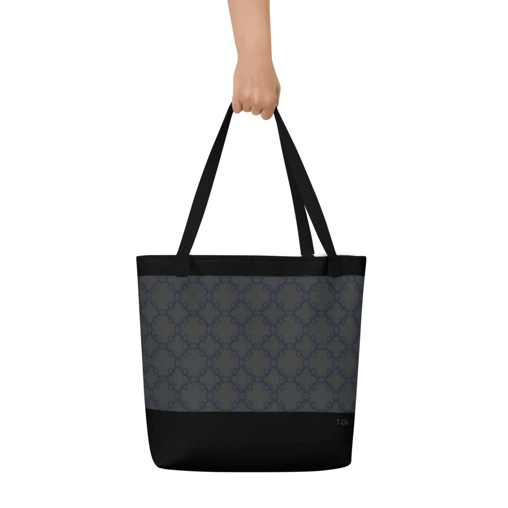 Get original circle design and then duplicate this one. - Leafy Circle Large Tote/ Shopper Bag, Internal Pocket, Machine Washable. product image (6)