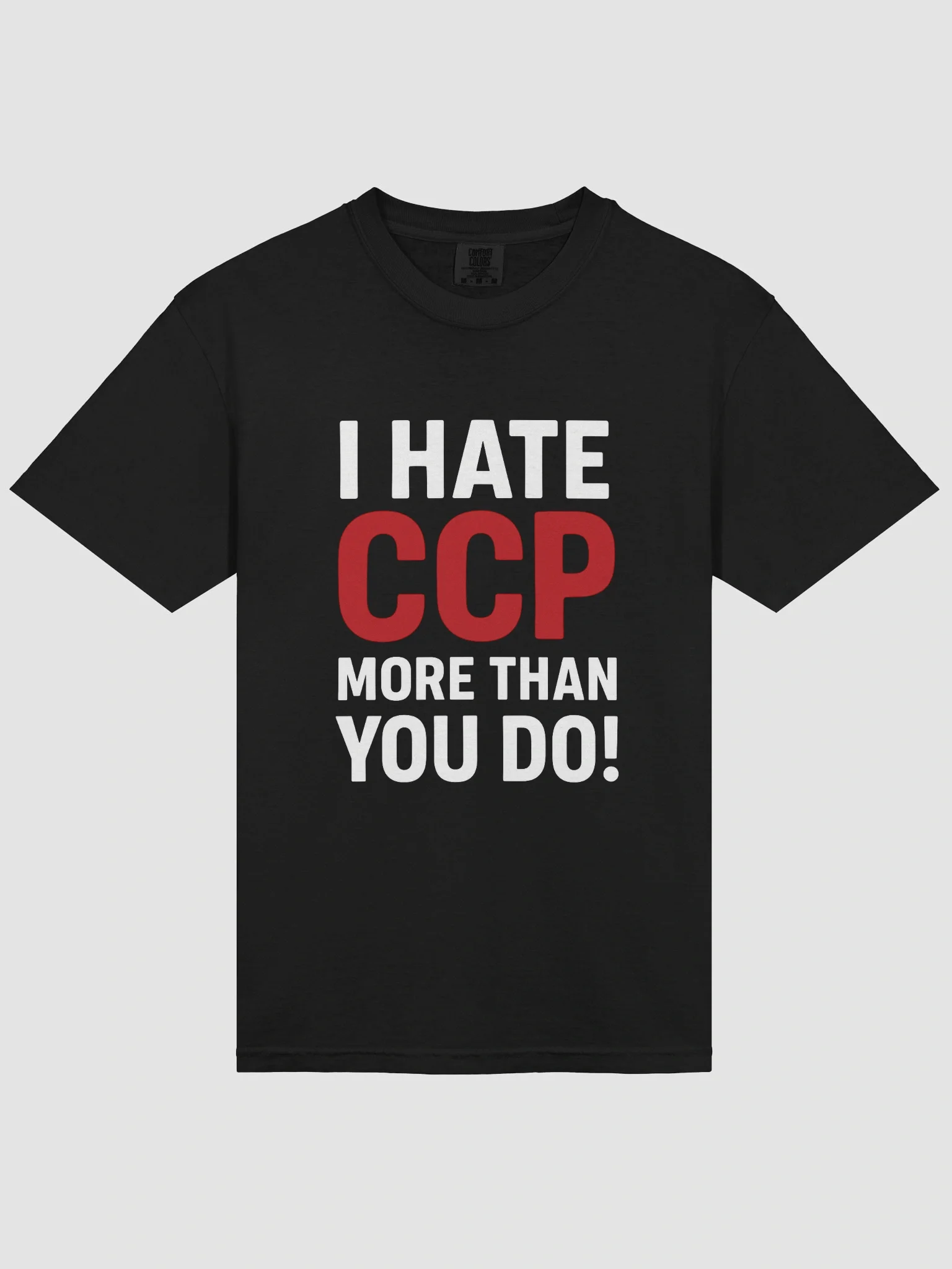 【限量版】I HATE CCP 系列T恤衫-深色系列 product image (16)