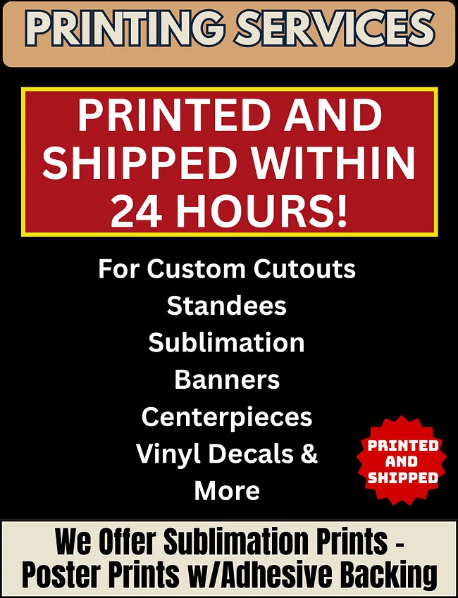Printing Services - Printed & Shipped Within 24 Hours