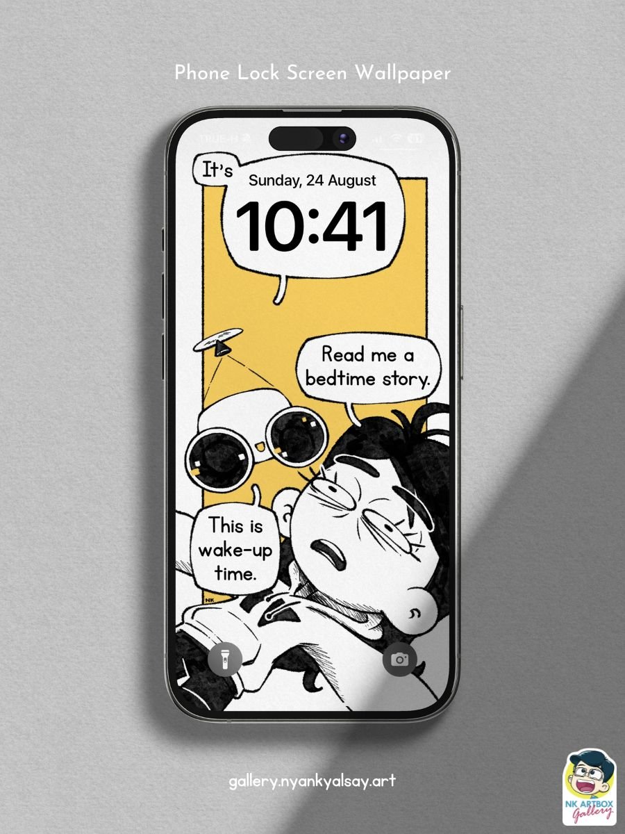 Byte Me | Phone Wallpaper | Bedtime Story product image (1)