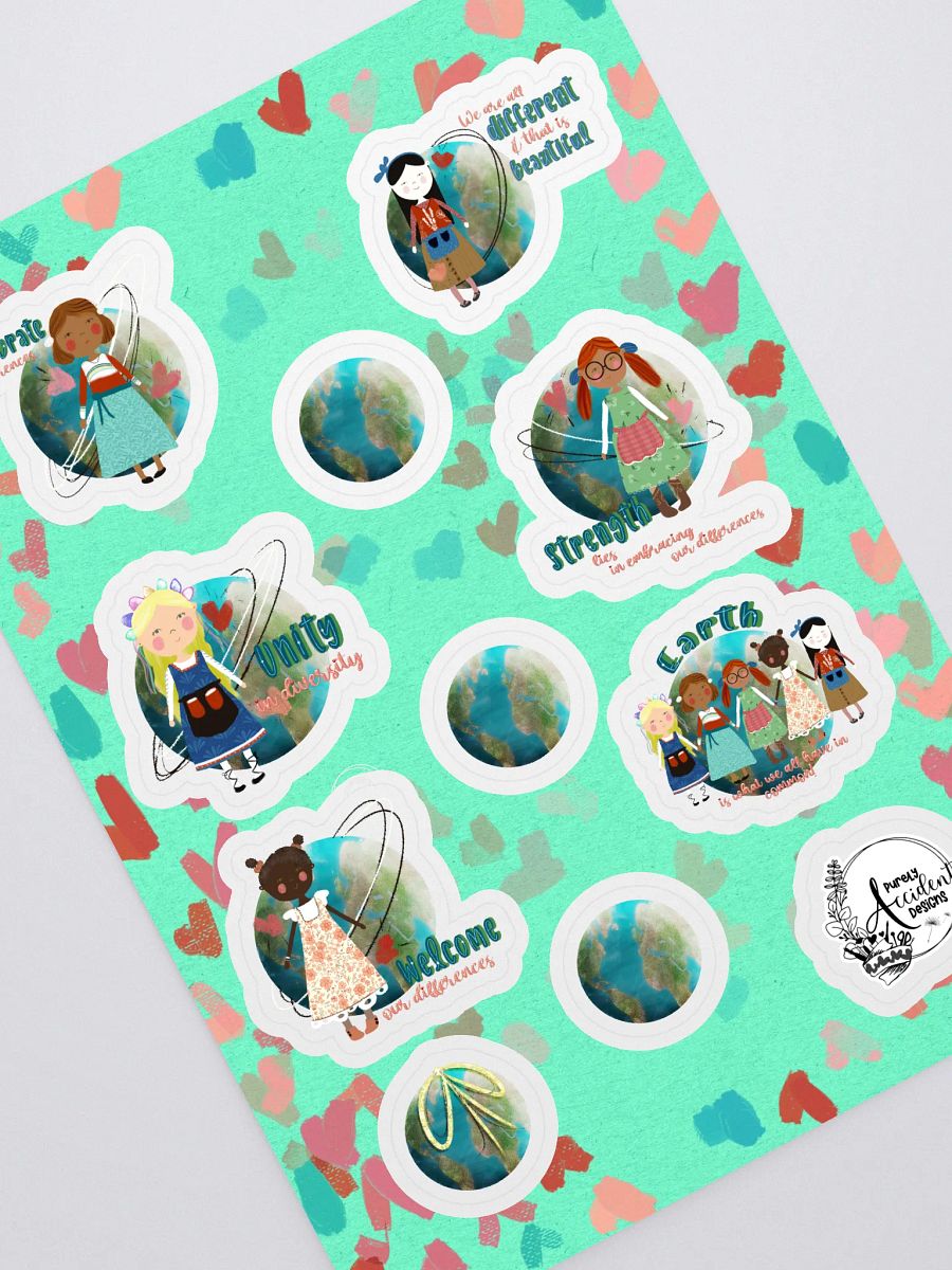 Diverse World Sticker sheet product image (1)