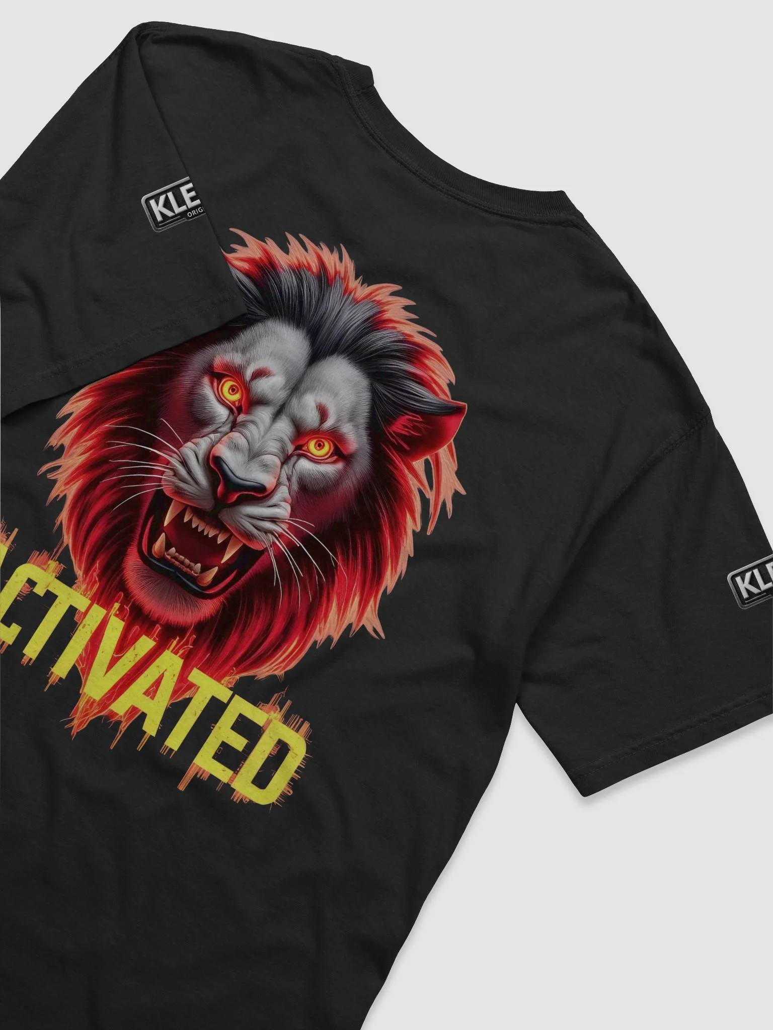 KLERIK Original Reflective Logo T-Shirt - PAIN IS JUST DATA LEAVING THE BODY product image (6)