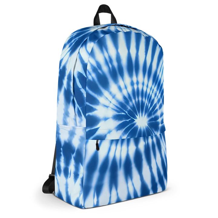 Tie Dye #17 - Blue & White - Backpack product image (1)