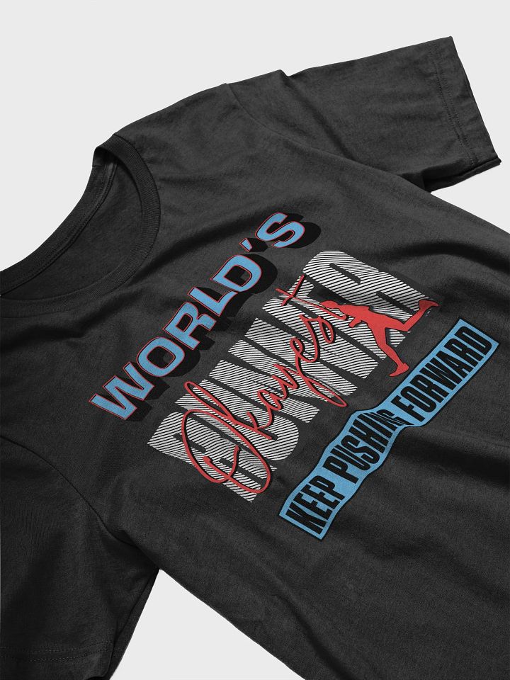 Worlds Okayest Runner Motivational Tee product image (6)