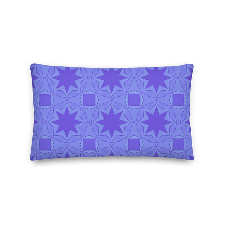 Blue star premium pillow (Reversible and in 3 sizes/shapes) product image (2)