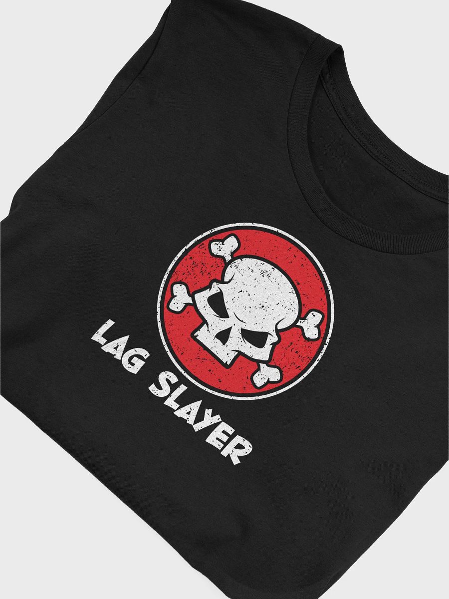 Lag Slayer Skull Gamer Logo Tee product image (3)