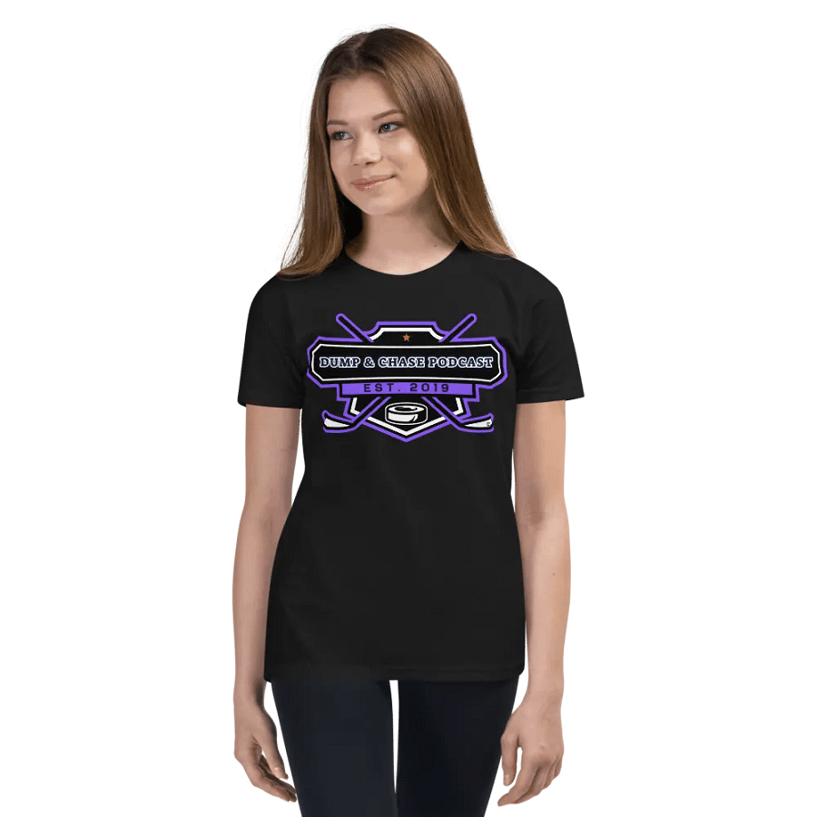 Dump & Chase Podcast Youth T-Shirt product image (3)