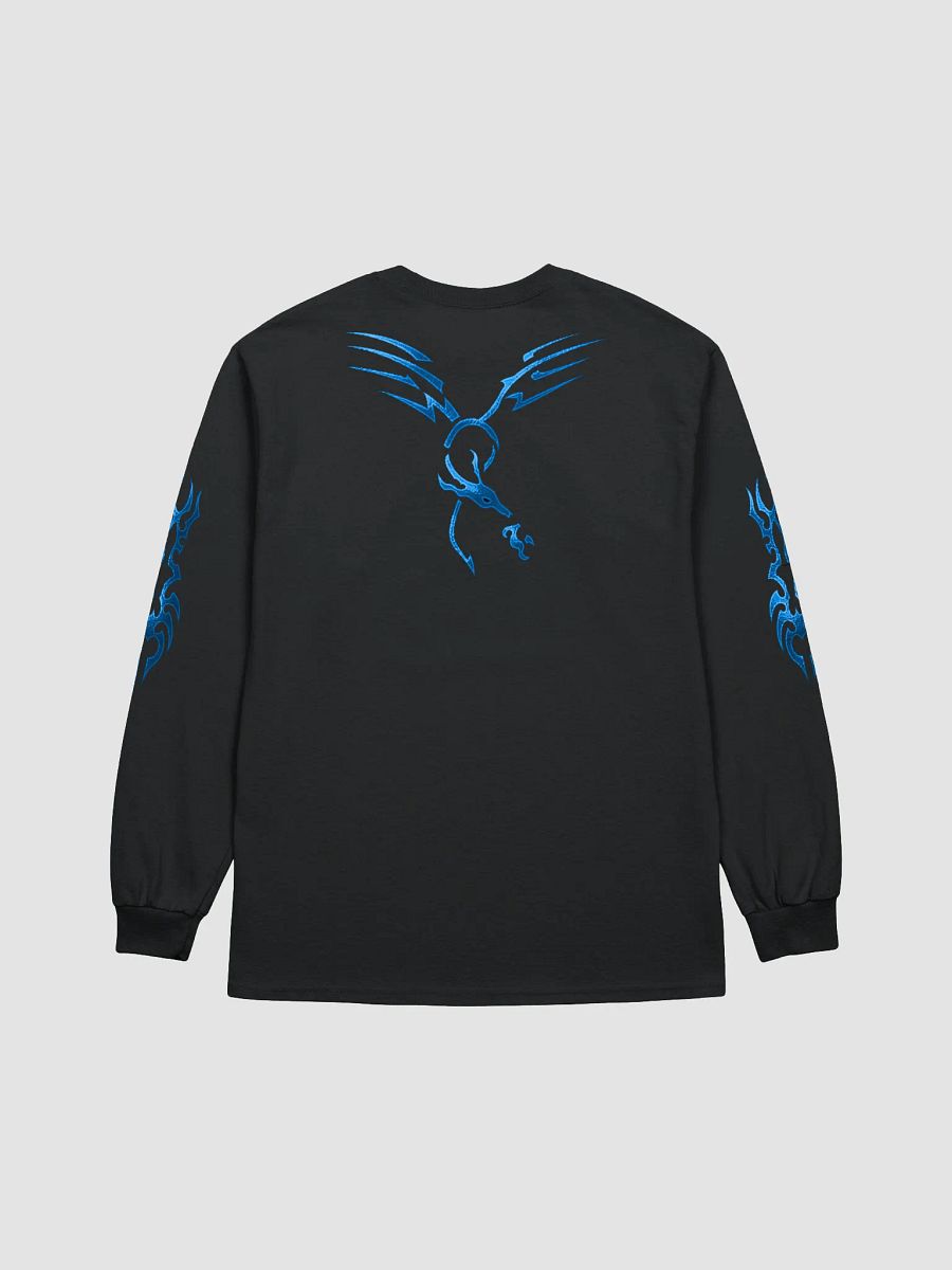 Blue Tribal Dragon Longsleeve product image (2)