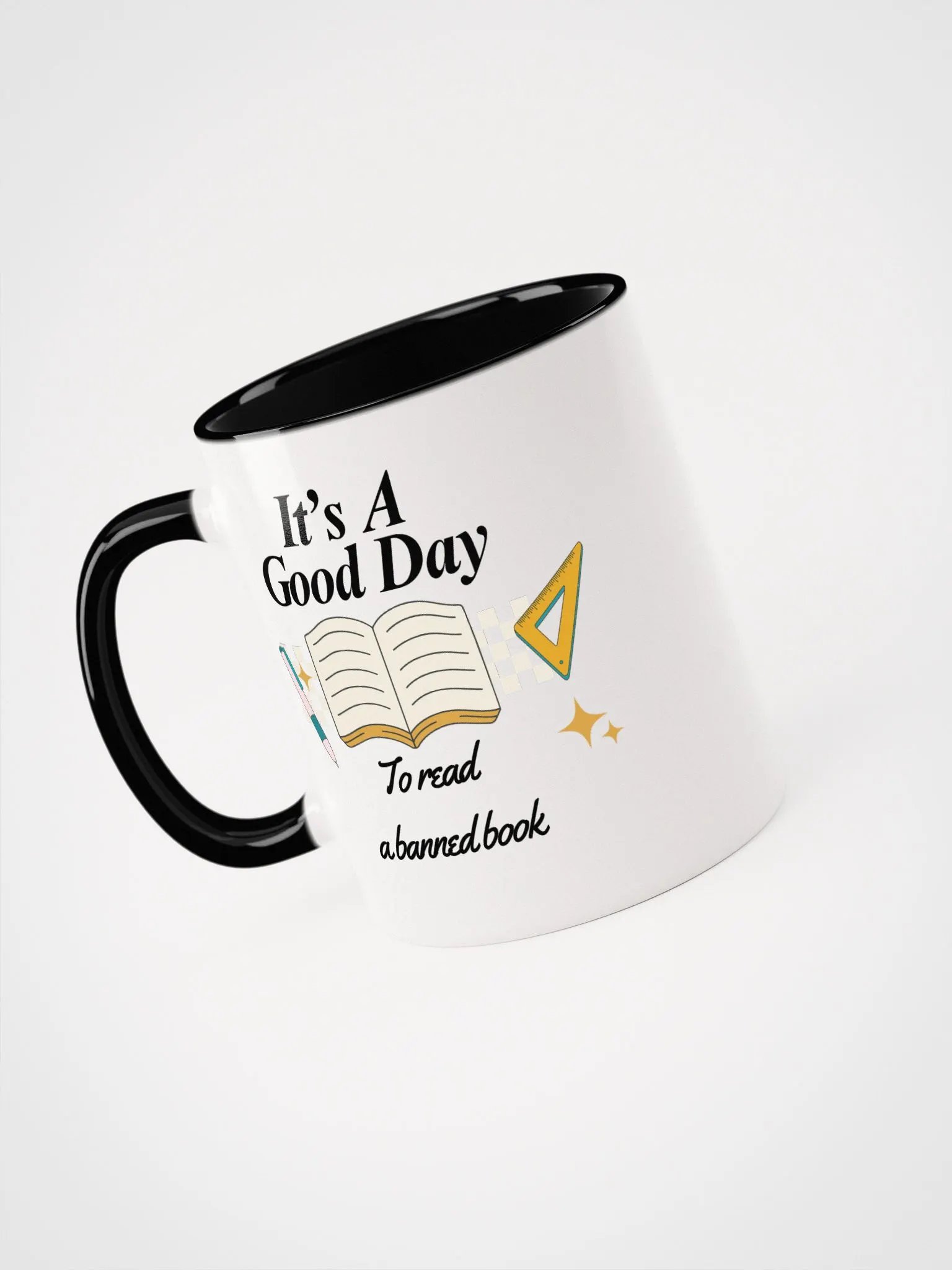 It's a good day to read a banned book mug product image (1)