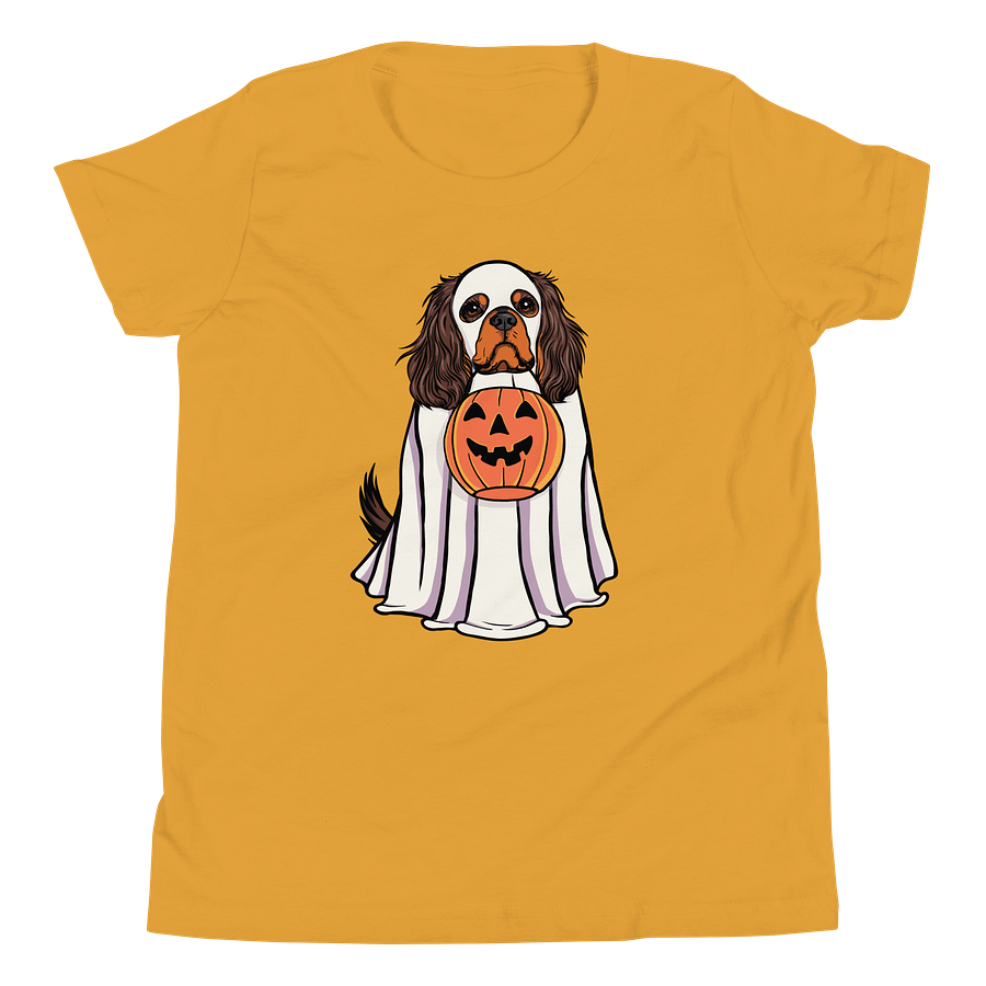 Halloween Cavalier King Charles Spaniel(Chocolate) Youth T-Shirt product image (20)