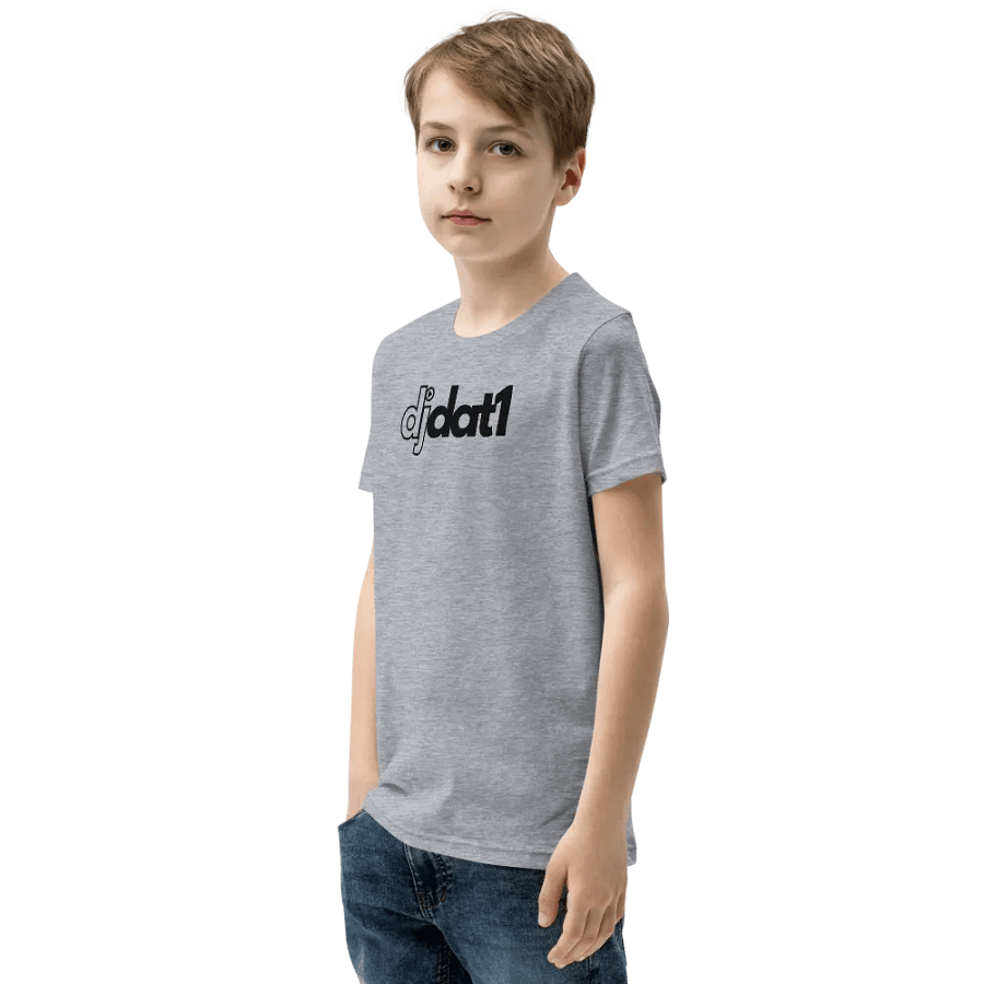 [DJDAT1] Youth T-Shirt (black logo) product image (63)