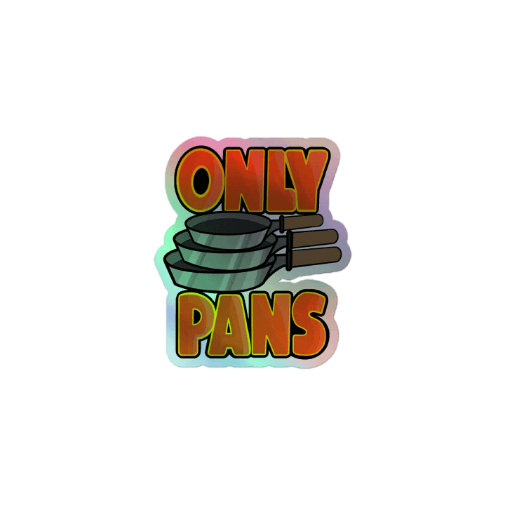 Only Pans Holographic Sticker product image (1)