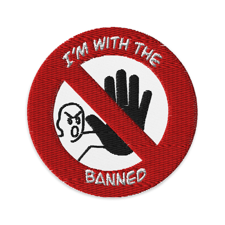 I'm With the Banned Patch product image (1)
