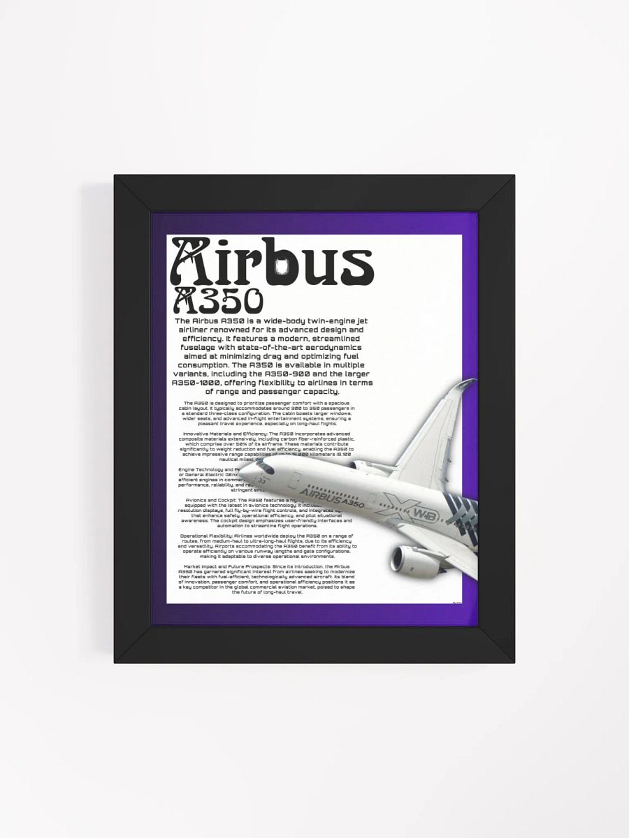 Airbus A350: Wide-Body Excellence Poster product image (4)