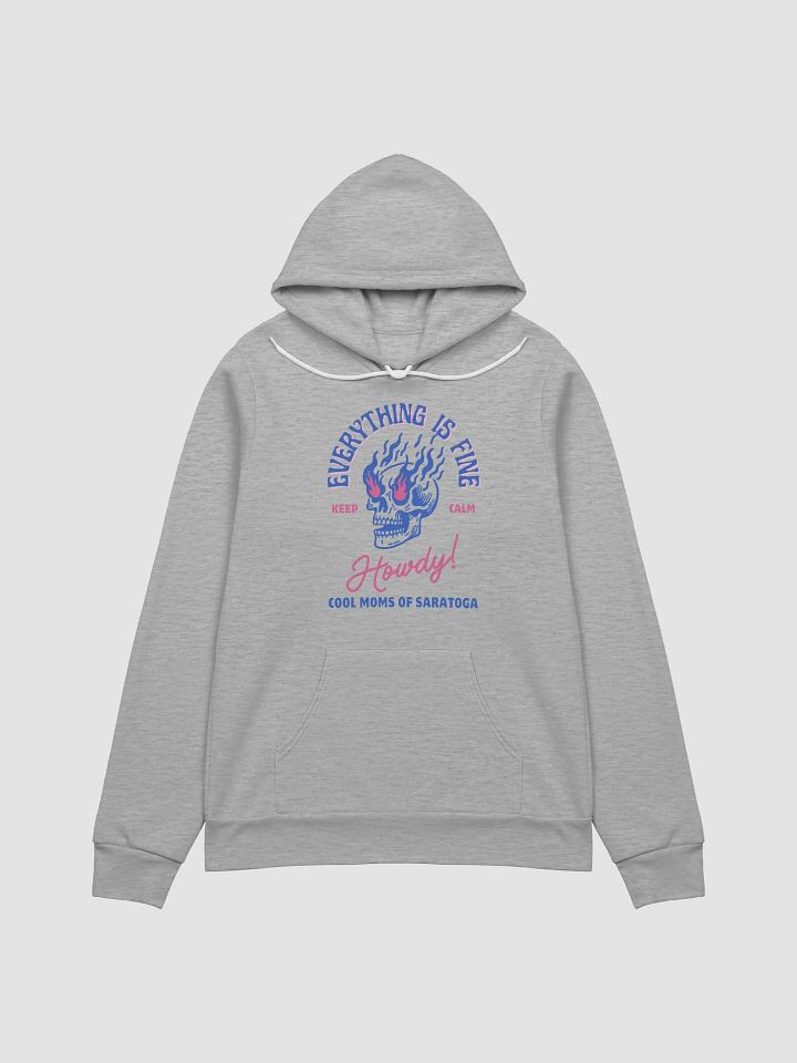 Everything in Fine Cool Moms of Saratoga Skull Hoodie product image (3)