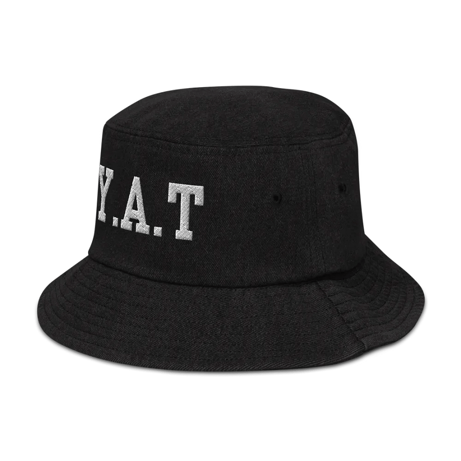 GYAT Black Denim Capstone Bucket Hat product image (4)