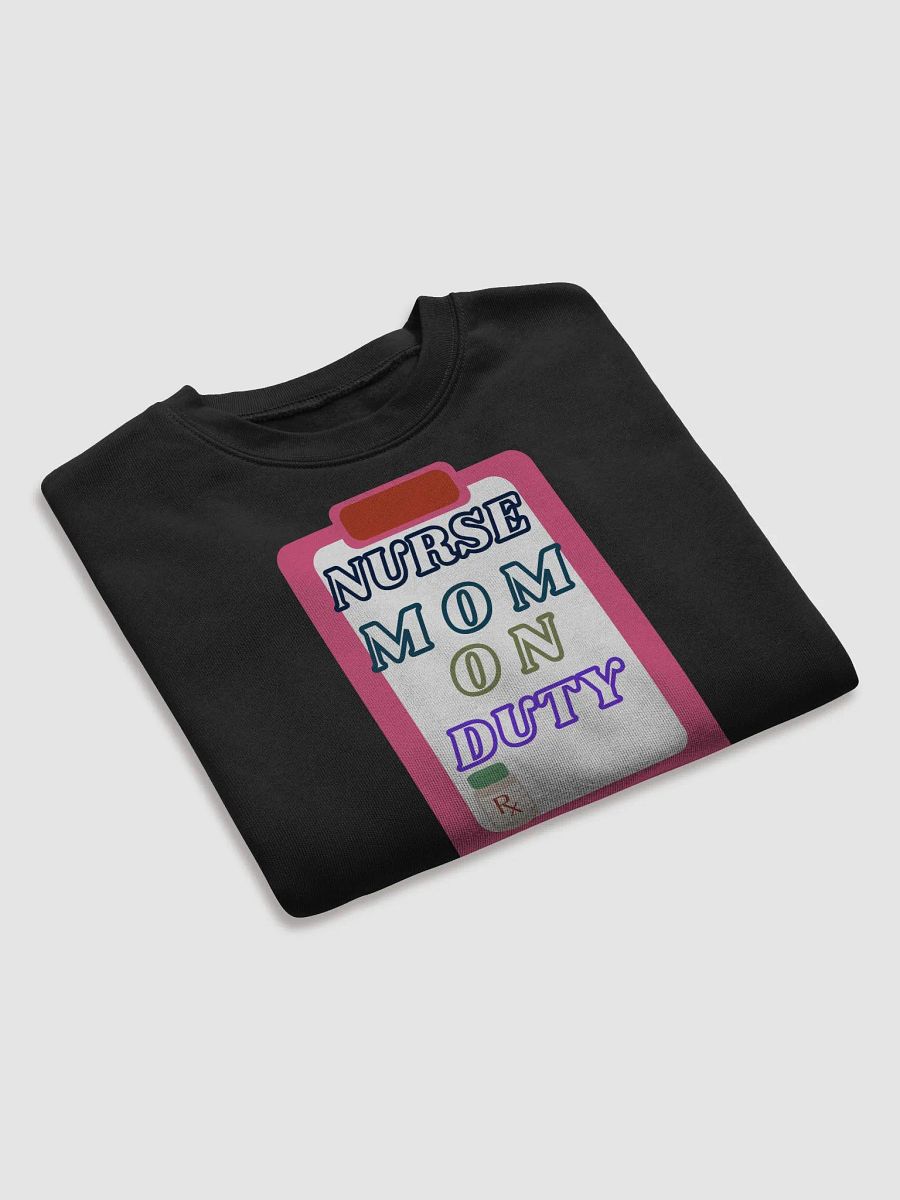 Nurse Mom On Duty Fleece Crop Sweatshirt product image (20)