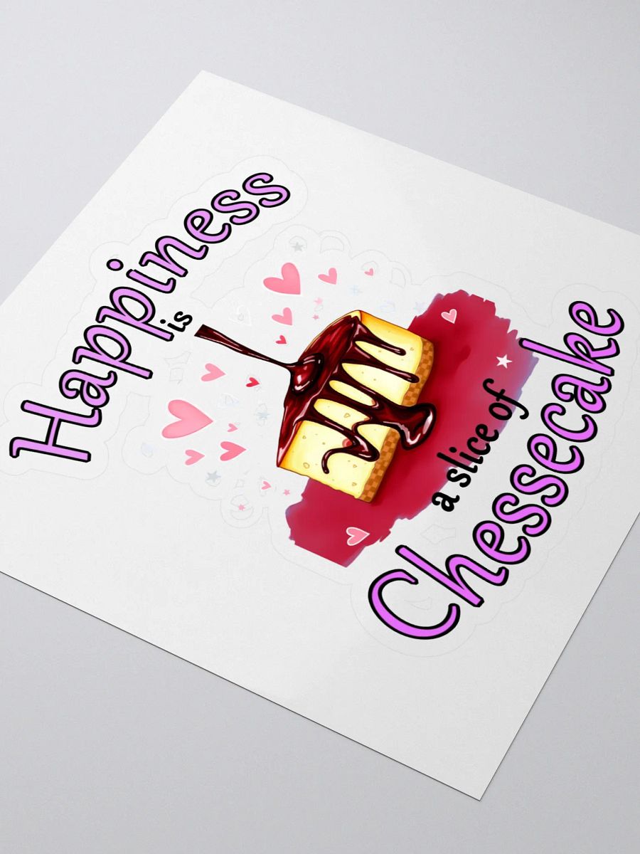 Sweet Indulgence Cheesecake Sticker product image (3)