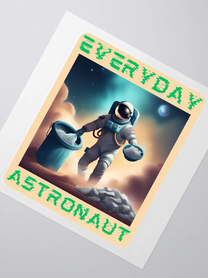 Everyday Astronaut Putting out the Trash Sticker product image (4)