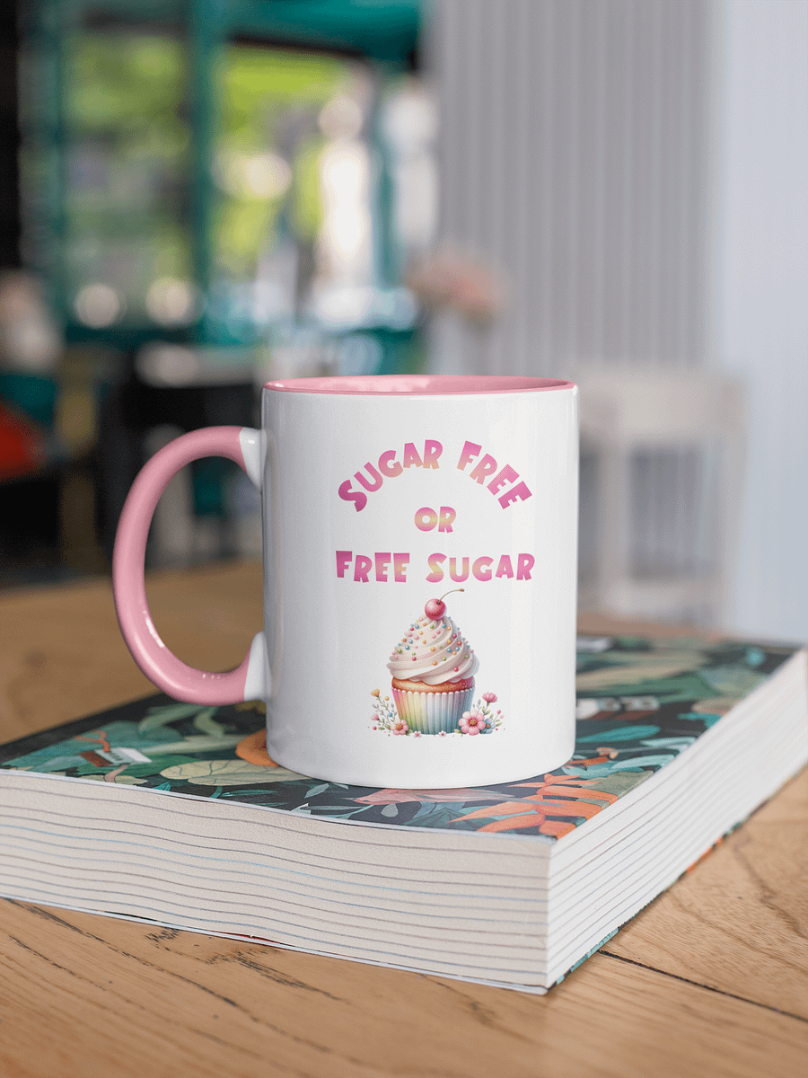 Sugar/Sugar Free 11oz mug (pink) product image (1)