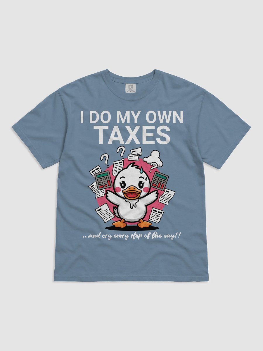 Quirky Calculator Duck Graphic Tee product image (1)