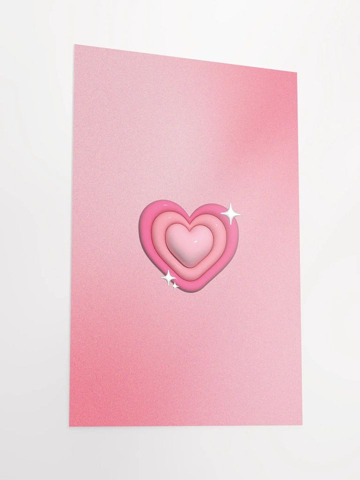 Melo Pink Heart Print ♡ product image (2)