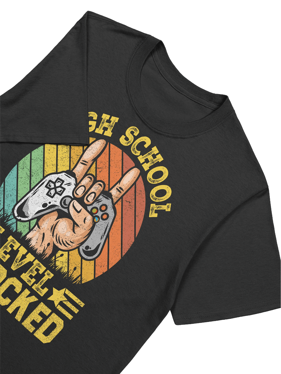High School Level Unlocked - Gaming Graduation Graphic T-Shirt product image (20)