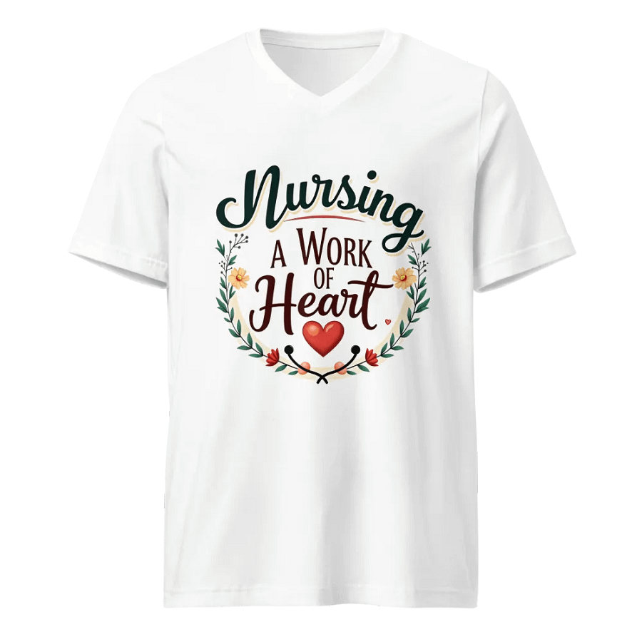 Heartfelt Nursing V-Neck Tee product image (1)
