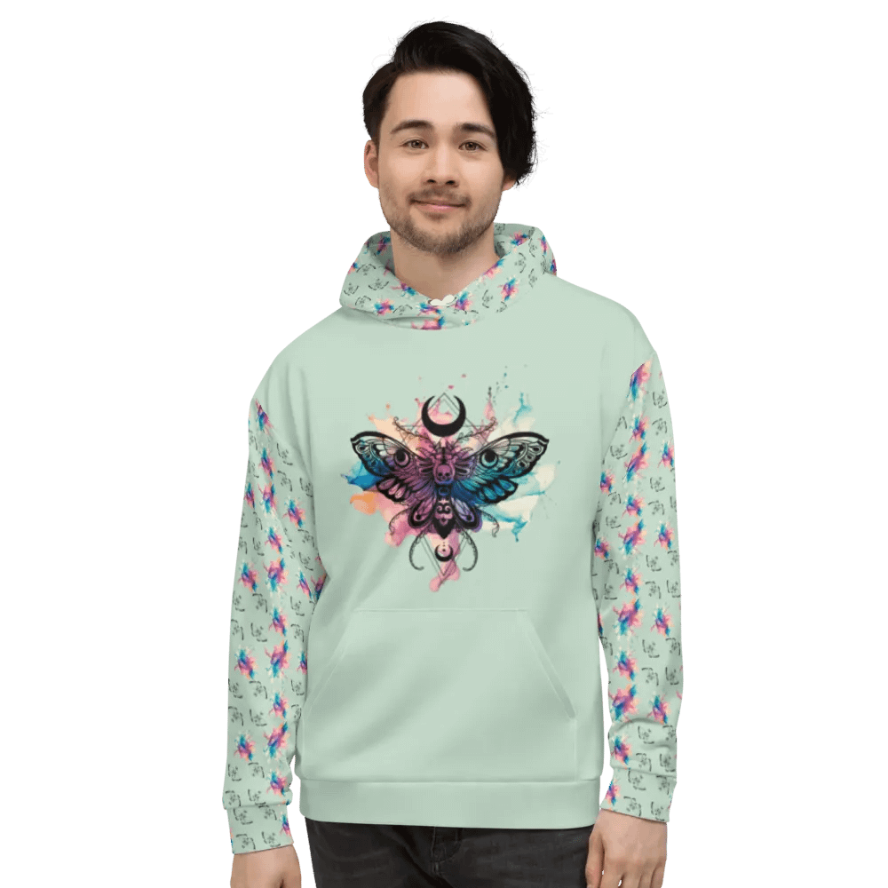 Mystical Skull Moth Hoodie product image (4)