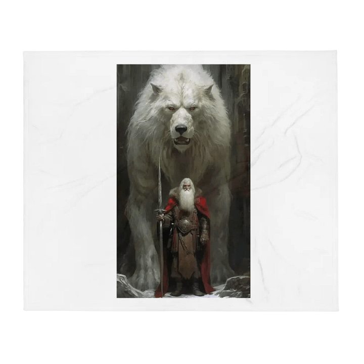 Odin and Fenrir Blanket product image (1)