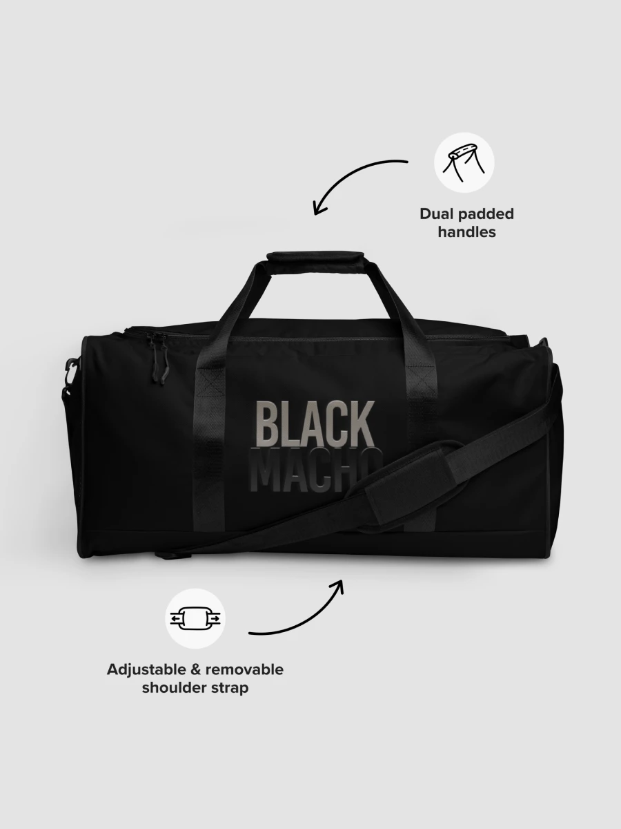 [Black Macho] All-Over Print Duffle Bag Sublicolor 606 product image (10)