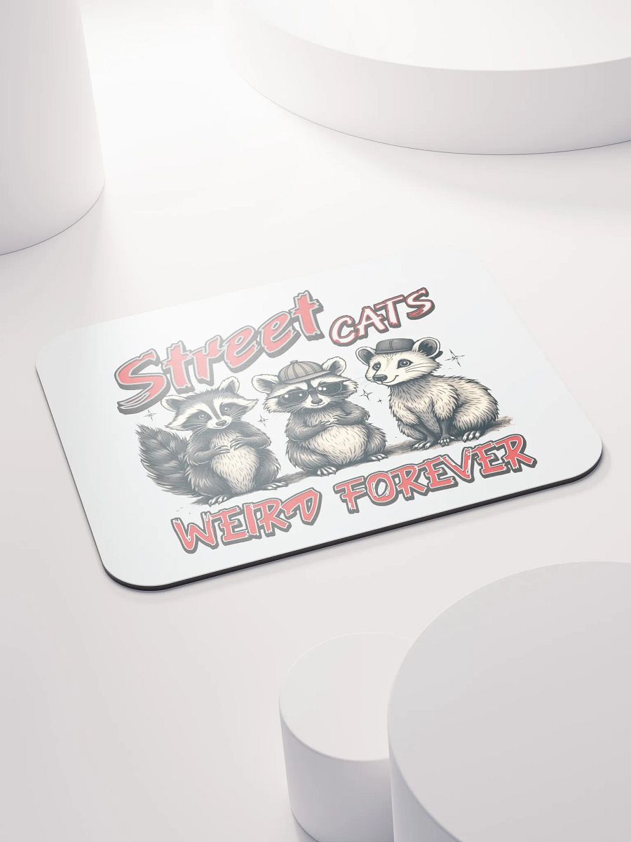Street Cats Weird Forever Raccoon Mouse Pad product image (4)