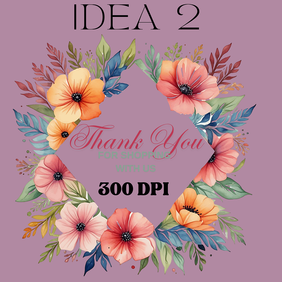 Floral Frames in Watercolor Style product image (5)