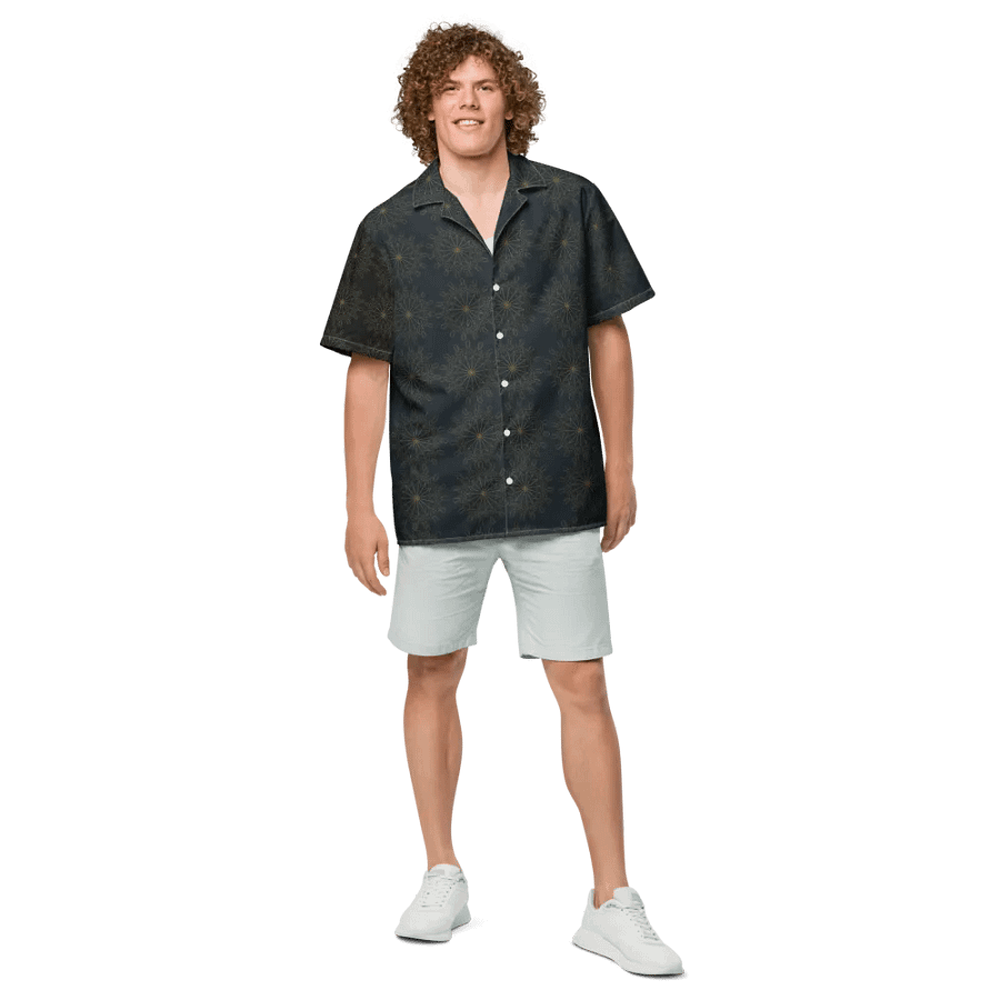 Celestial Bloom Hawaiian Shirt product image (4)