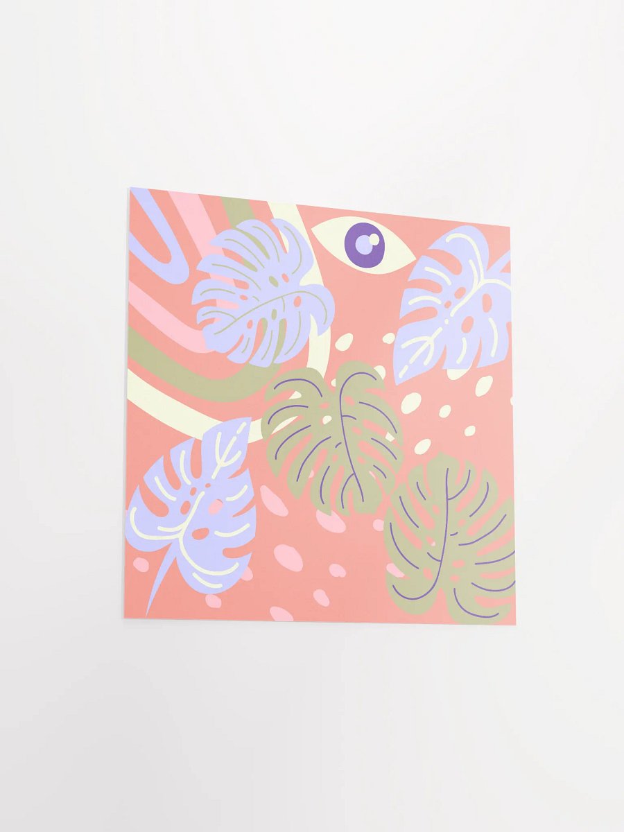 Pastel Monstera Leaves product image (4)