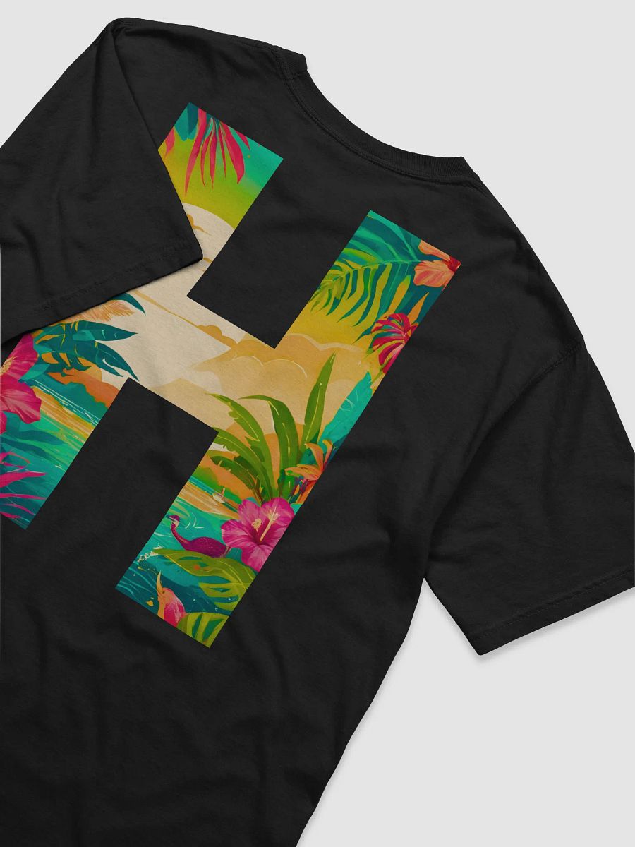 Tropical Sunset Paradise T-Shirt (Letter-H) product image (7)
