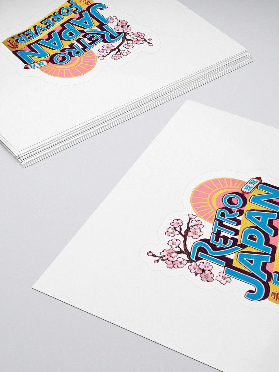 Retro Japan Forever Kiss Cut Stickers product image (4)