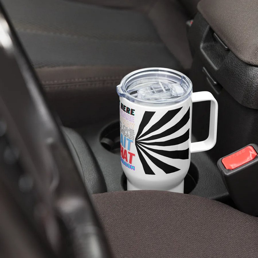 GAMER TALK TRAVEL MUG W/ HANDLE product image (7)