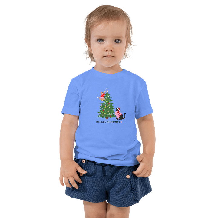 Meowry Christmas Toddler T-Shirt product image (1)