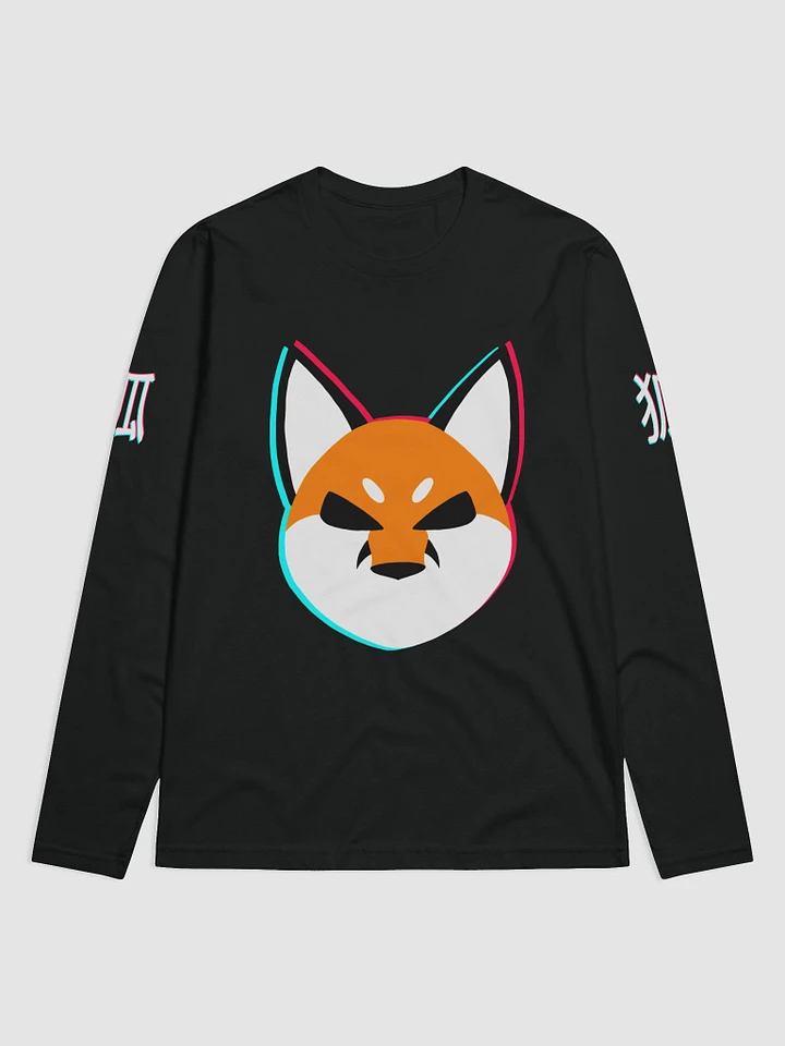 狐 3D Trippy Fox Lineless Long Sleeve Crew product image (2)