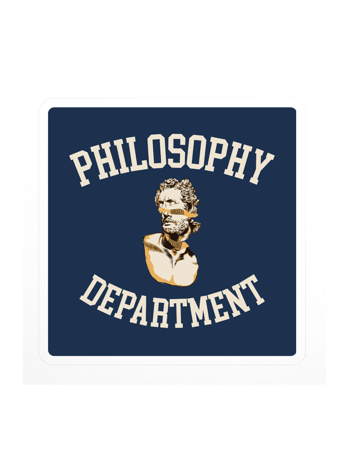 Philosophy Department Sticker product image (1)