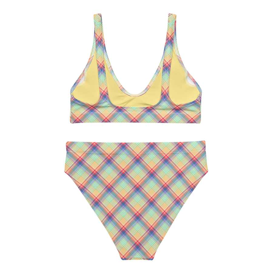 Bright Pastel Plaid Bikini product image (4)
