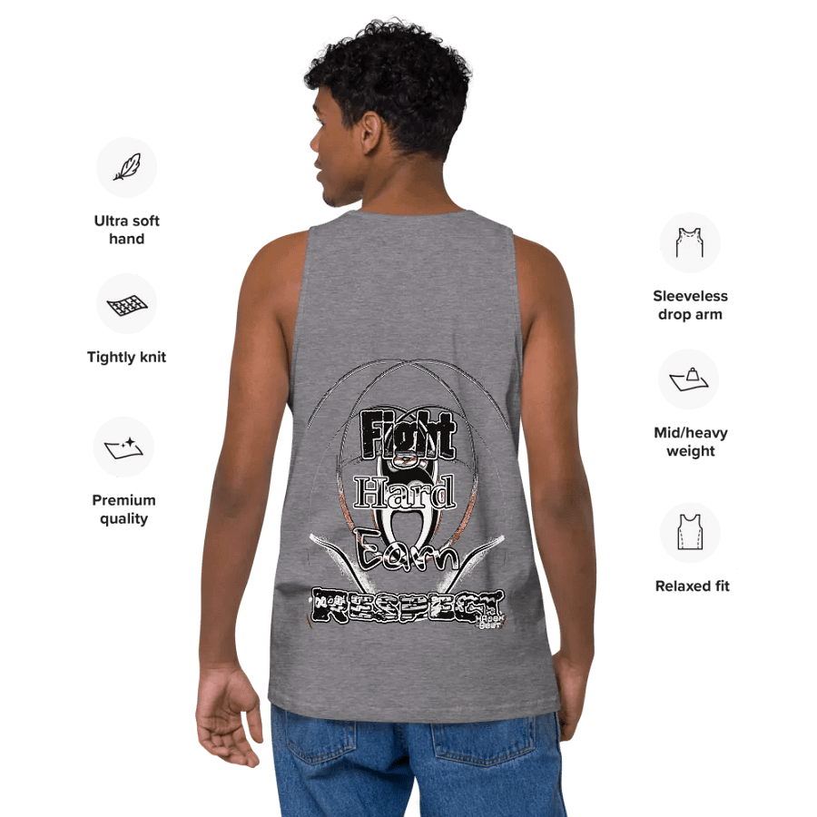 Fight Hard Earn Respect - Men's Premium Tank Top product image (7)