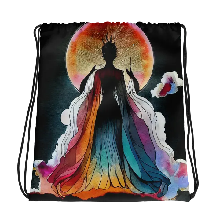 Ethereal Radiance Drawstring Bag product image (1)