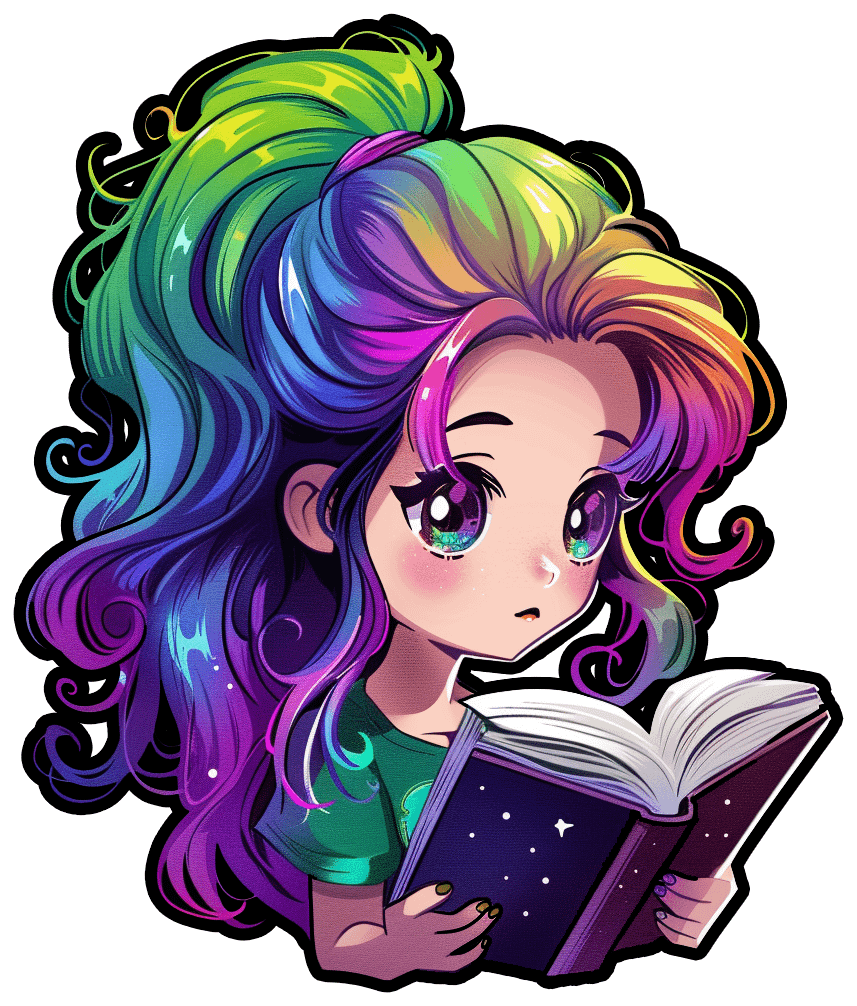 Rainbow Reading Sticker product image (1)