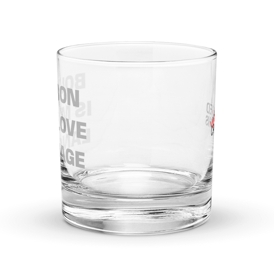 Bourbon is My Love Language Rocks Glass product image (4)