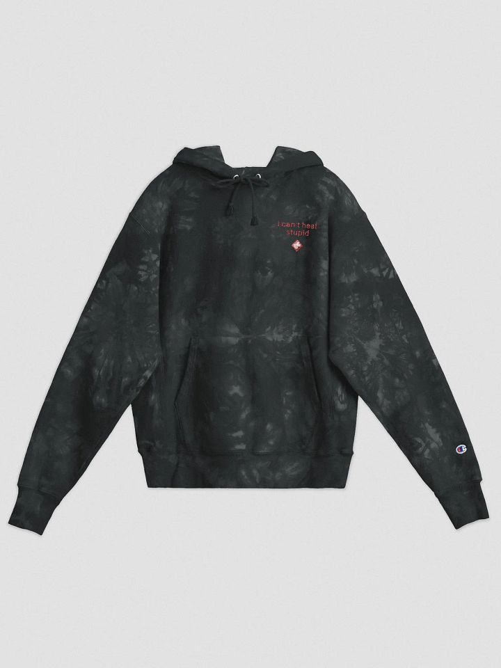 I cant heal stupid Champion hoodie product image (3)